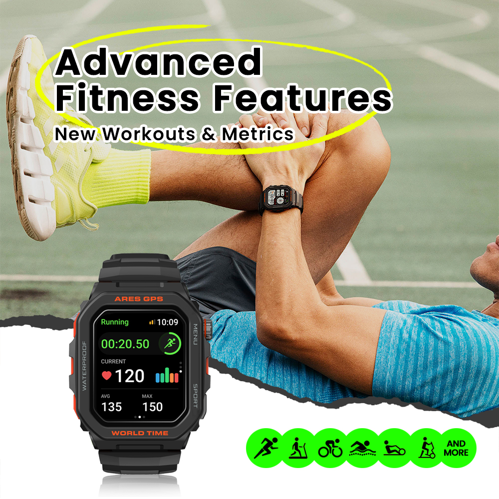 New Zeblaze Ares GPS Smart Wat – Smartwatch Instagram recenzja i cena