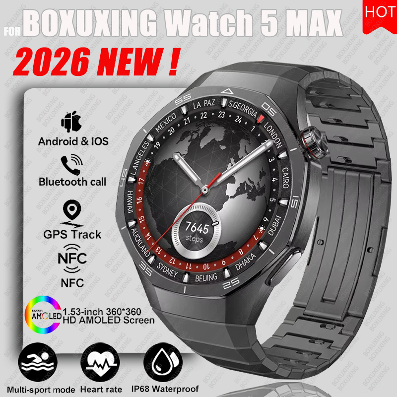 2026 New BOXUXING Watch 5 MAX  – Smartwatch Instagram recenzja i cena