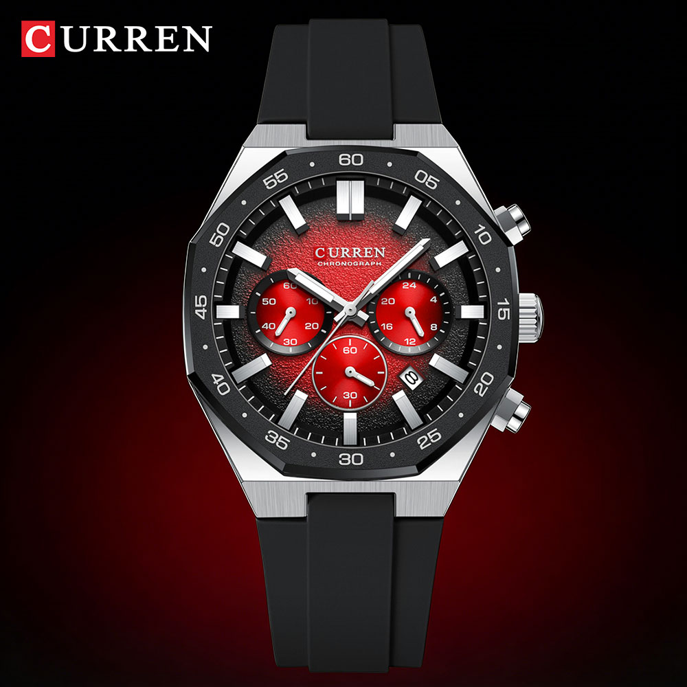 CURREN Fashion Casual Men Spor – Accessories With Watch recenzja i cena