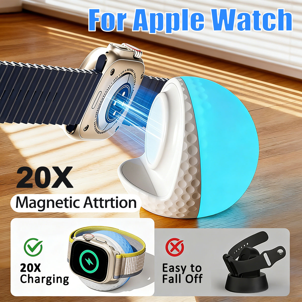 Portable RGB Lighting Wireless – Wireless Charger Watch recenzja i cena