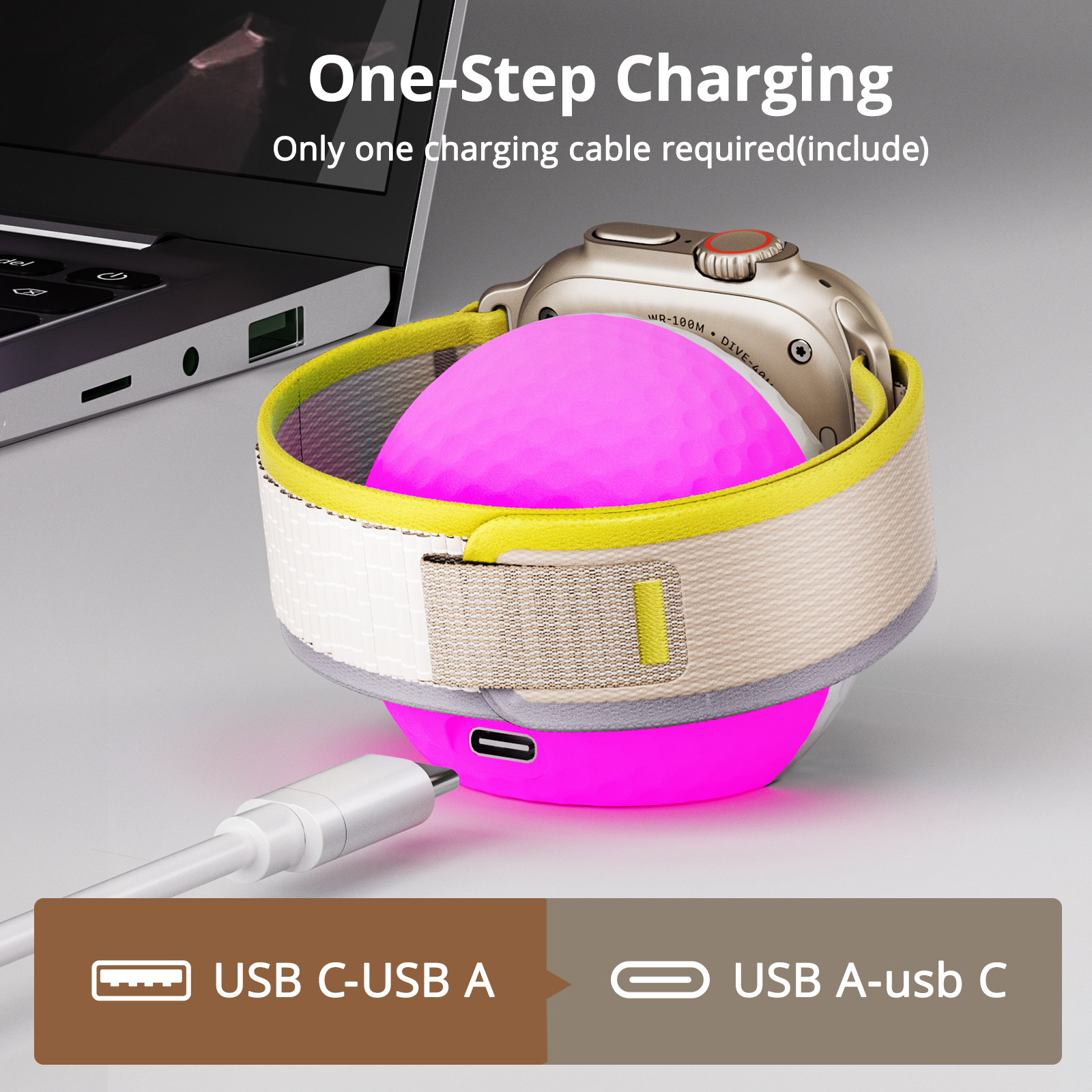 Portable RGB Lighting Wireless – Wireless Charger Watch recenzja i cena
