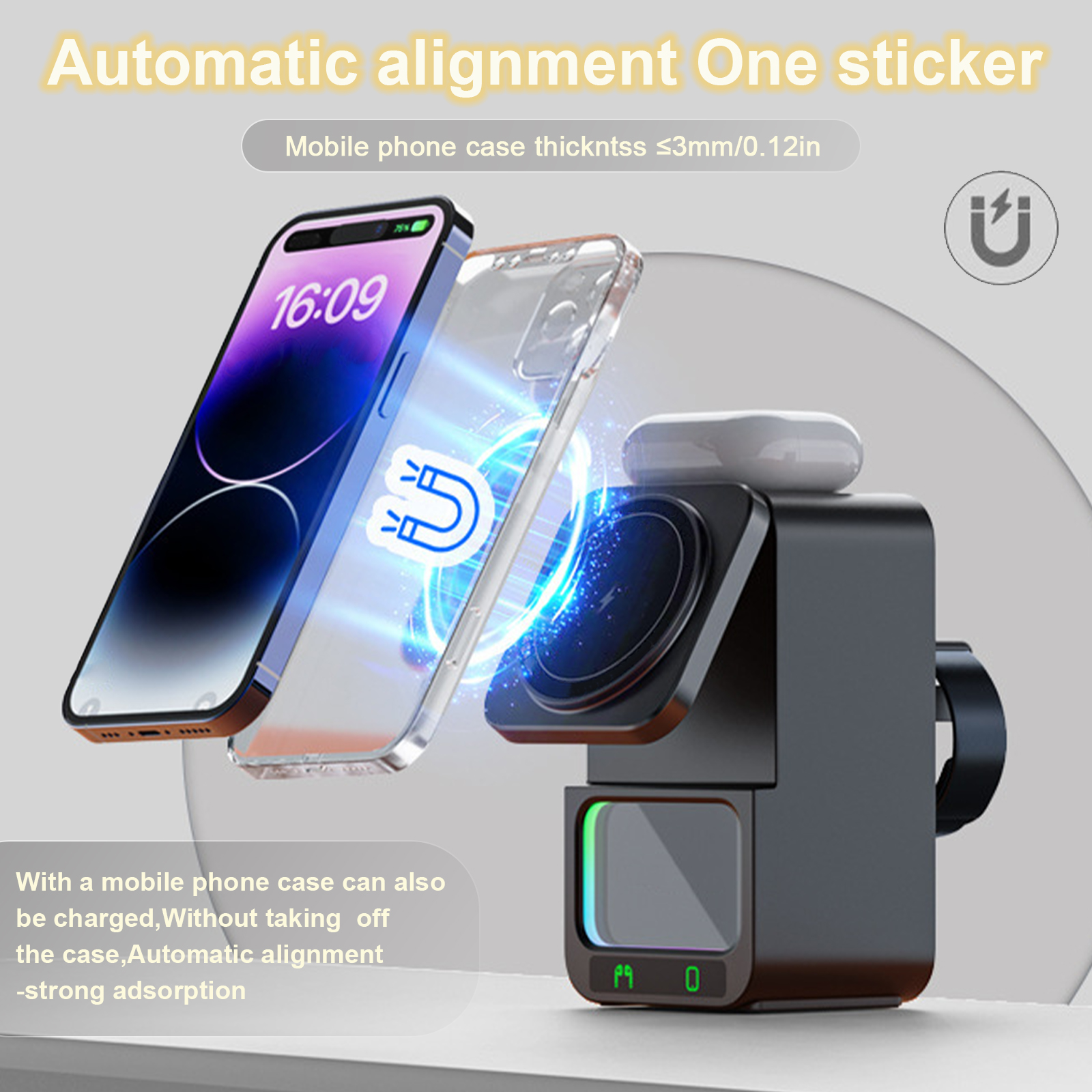 5 in 1 Bluetooth-Compatible Sp – Wireless Charger Watch recenzja i cena