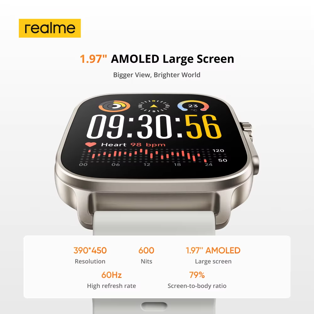 Global Version realme watch 5  – Smartwatch X2 recenzja i cena
