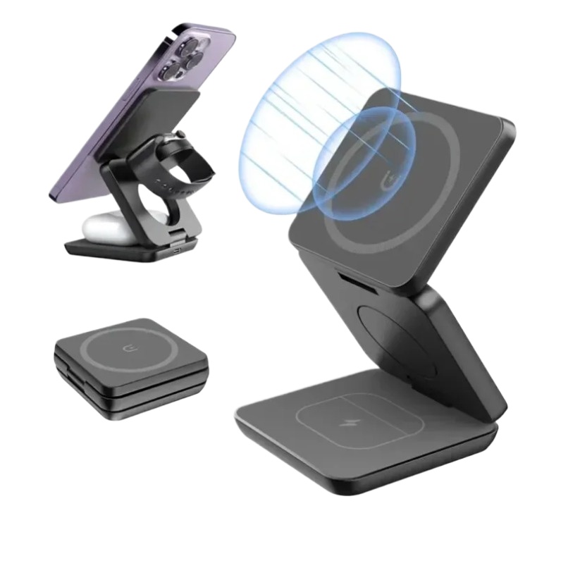 3 in 1 Foldable Magnetic Wirel – Wireless Charger Watch recenzja i cena
