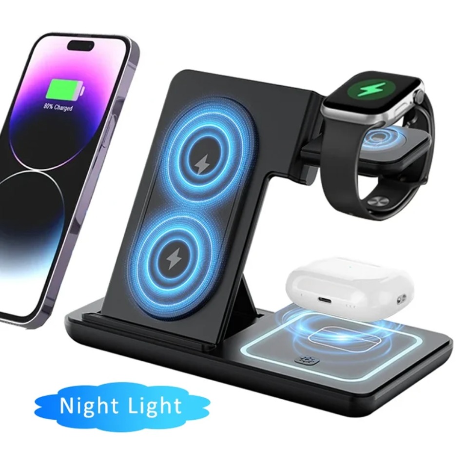 Night LED Light 3 In 1 Wireles – Wireless Charger Watch recenzja i cena