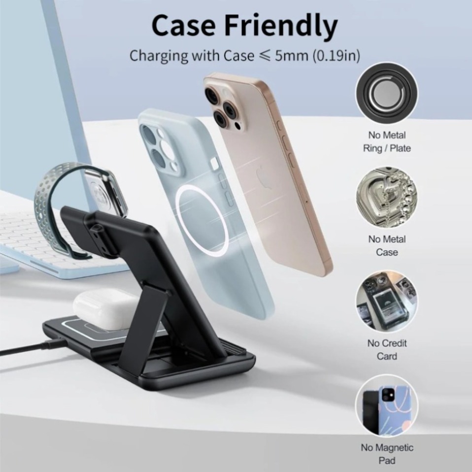 Night LED Light 3 In 1 Wireles – Wireless Charger Watch recenzja i cena