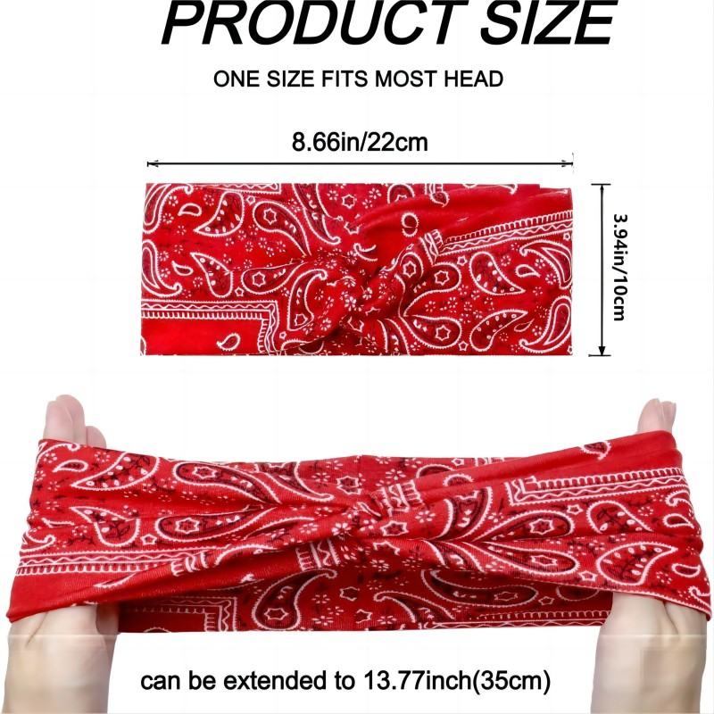 Paisley Cashew flowers hair ba – Milanaise Mesh Band recenzja i cena