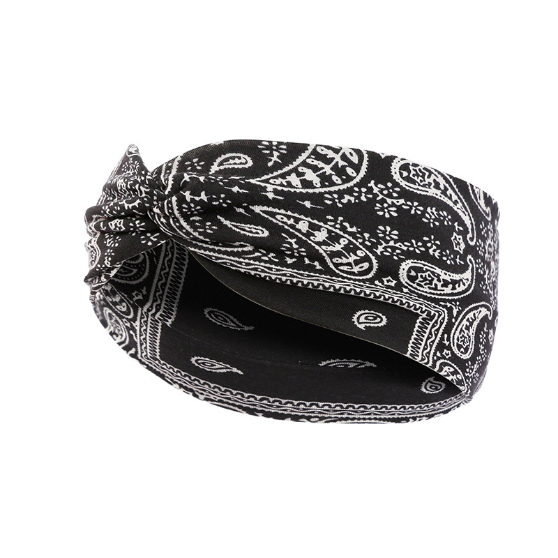 Paisley Cashew flowers hair ba – Milanaise Mesh Band recenzja i cena