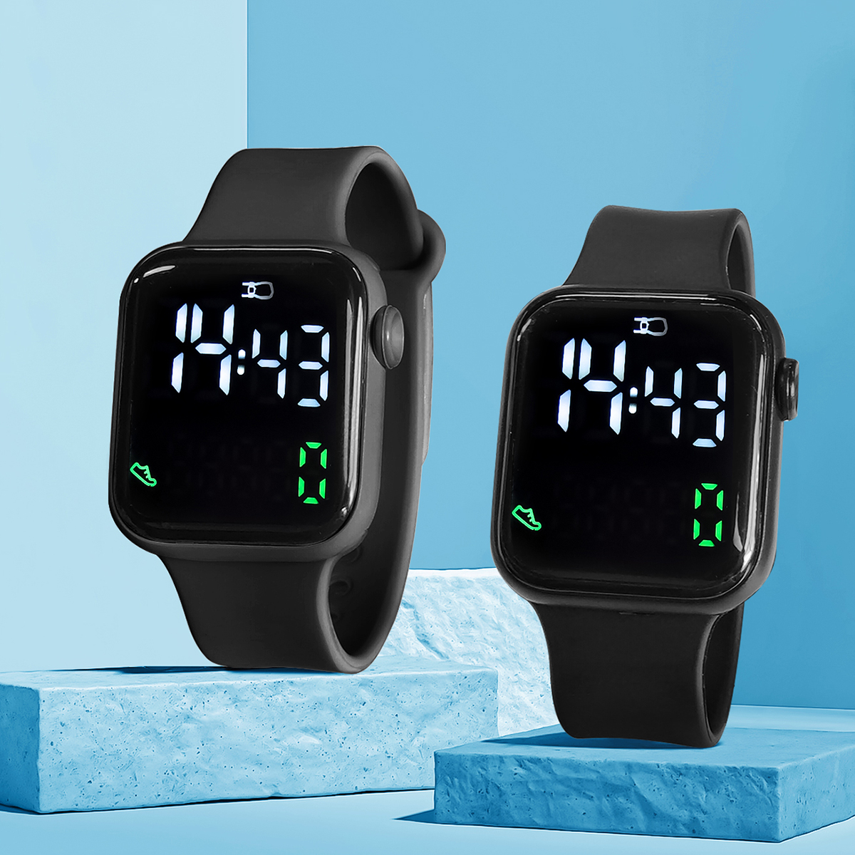 New 2PCS Student Minimalist Sm – Smartwatch Touch recenzja i cena