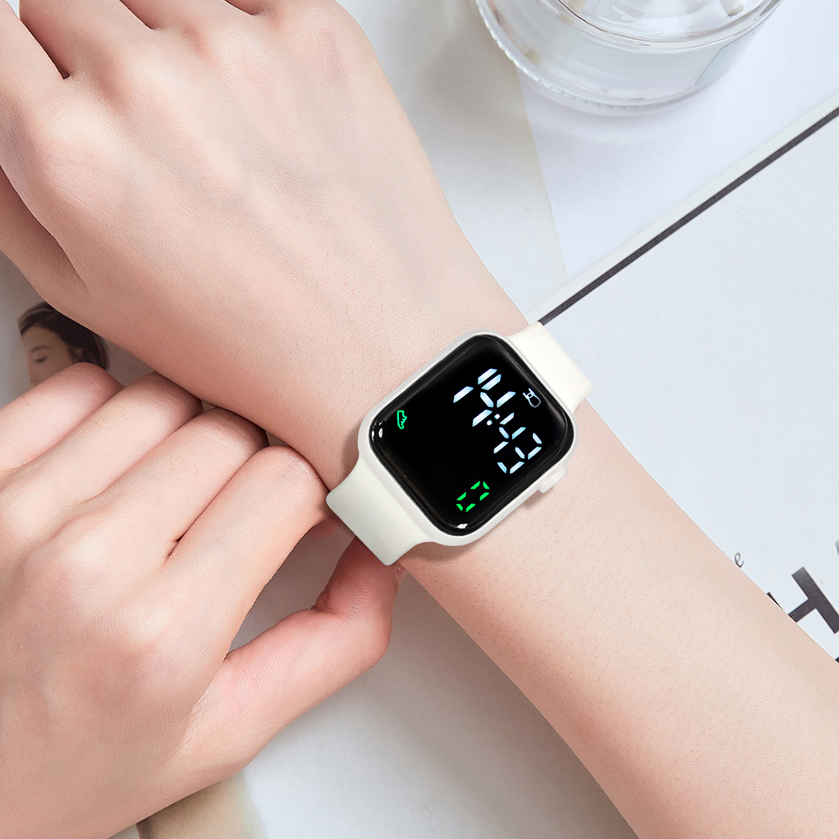 New 2PCS Student Minimalist Sm – Smartwatch Touch recenzja i cena
