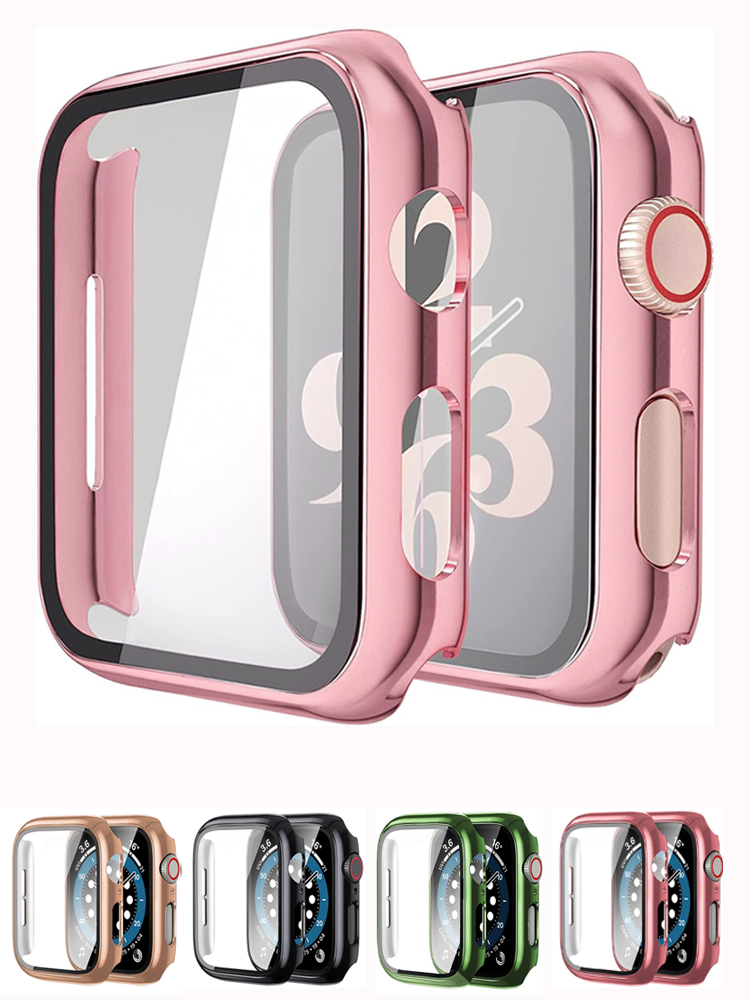 Glass+case For Apple Watch ban – Smartwatch Watch Accessories For Women recenzja i cena