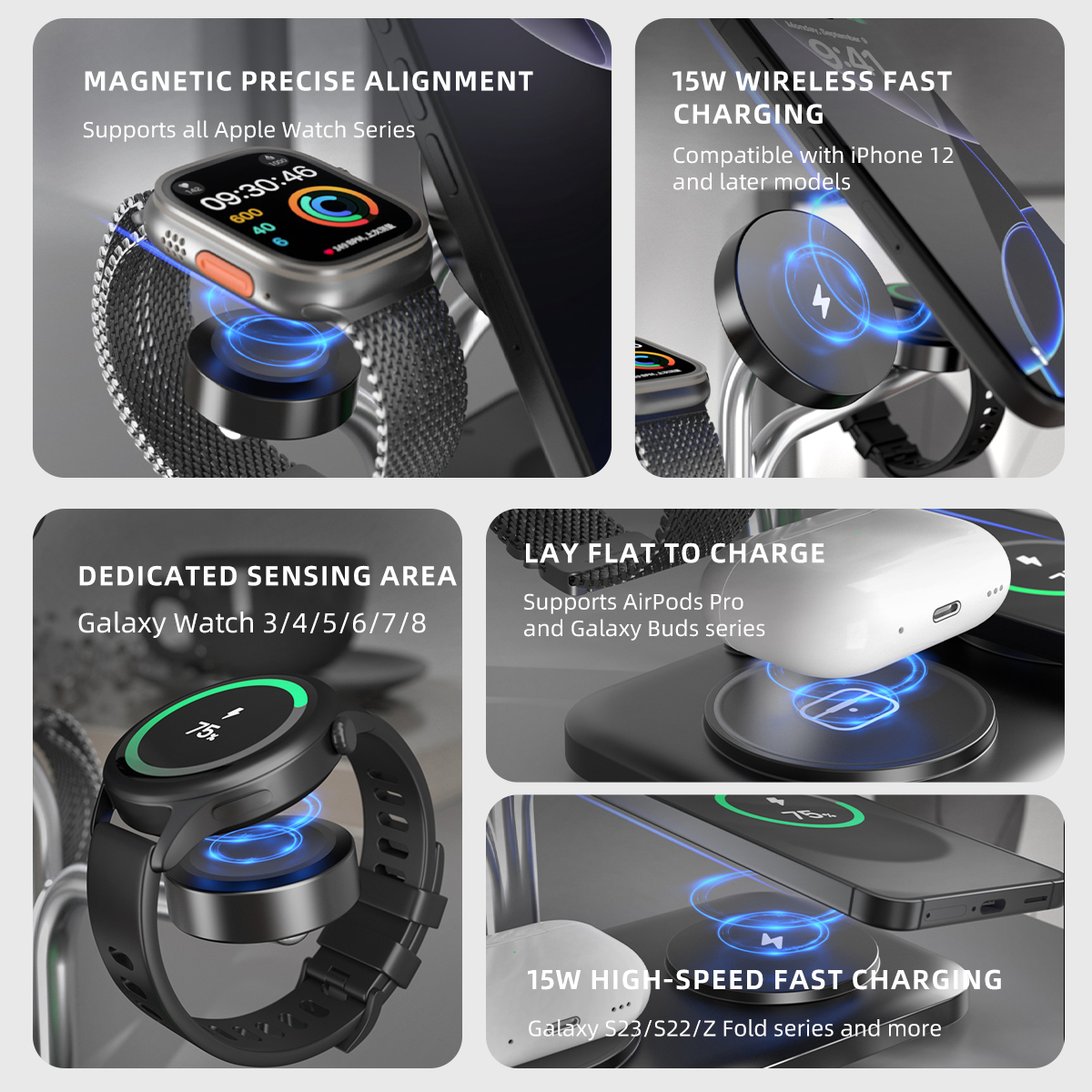 5 IN 1 Magnetic Wireless Charg – Wireless Charger Watch recenzja i cena