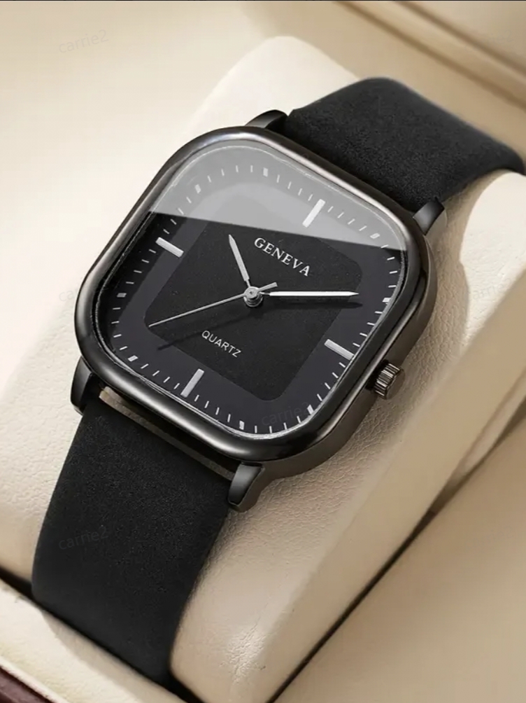 No gift box; men's leather str – Accessories With Watch recenzja i cena