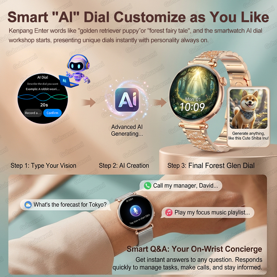 2026 New Women AI Smart Diagno – Android Smartwatch Accessories recenzja i cena