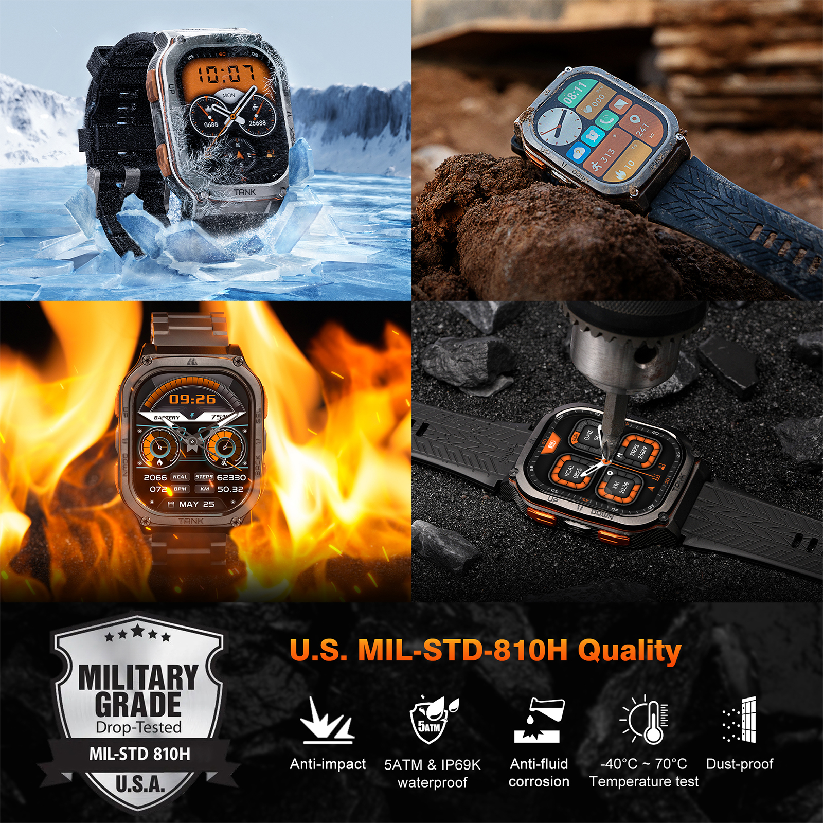 KOSPET TANK M3 Ultra GPS Smart – Smartwatch X2 recenzja i cena