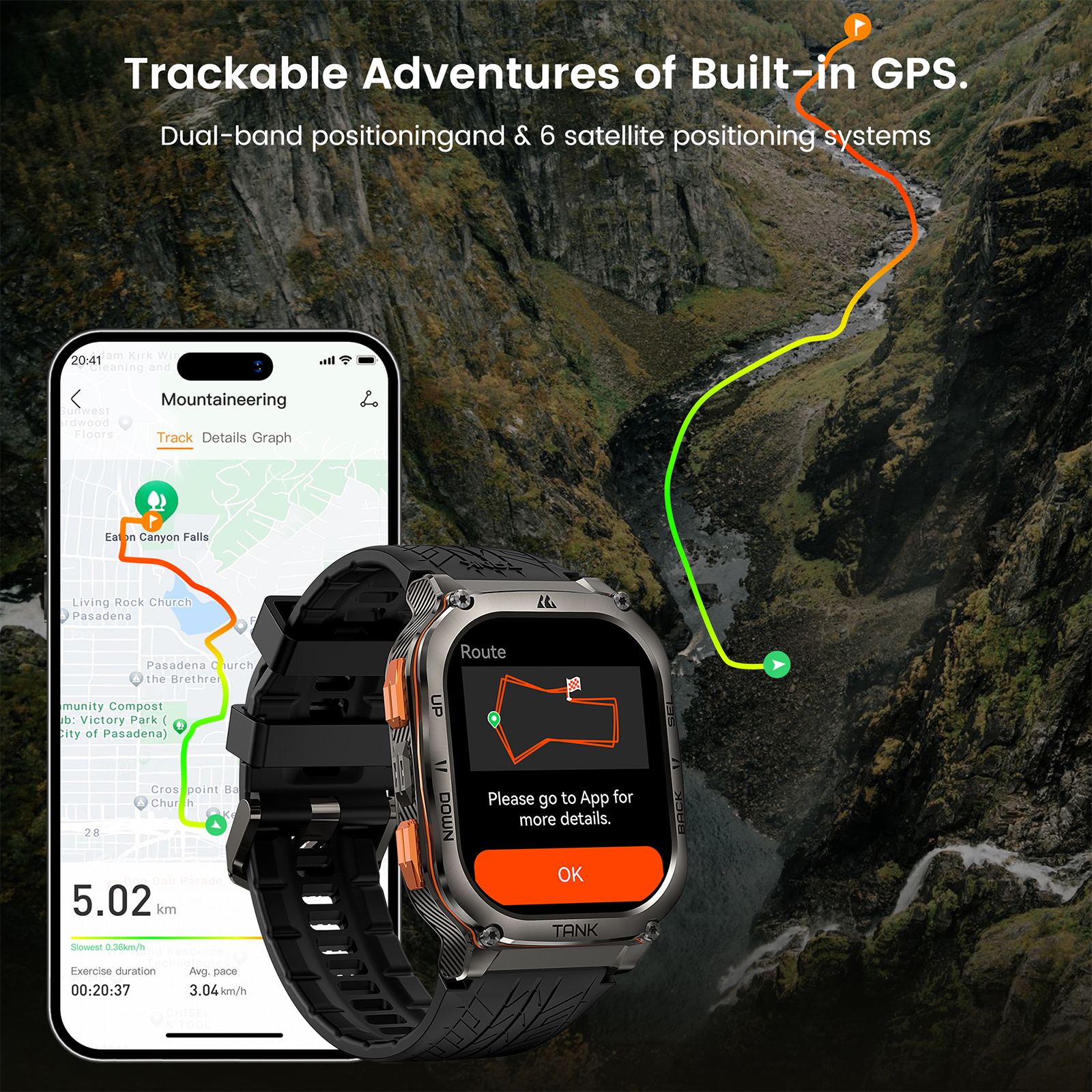 KOSPET TANK M3 Ultra GPS Smart – Smartwatch X2 recenzja i cena