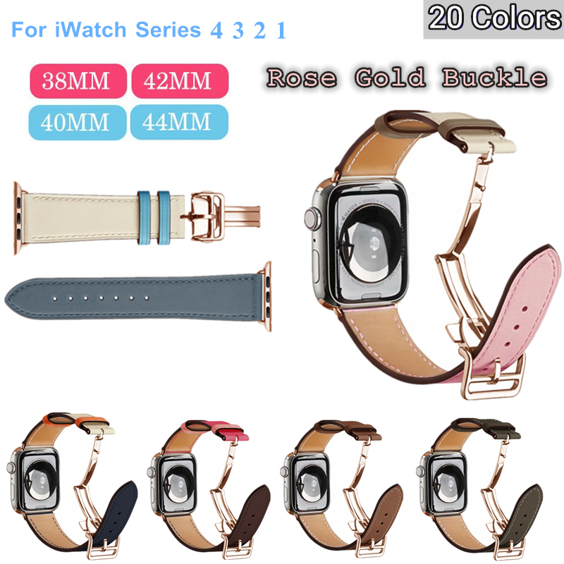 Rose Gold Buckle Strap For App – Smartwatch Accessories Shop recenzja i cena