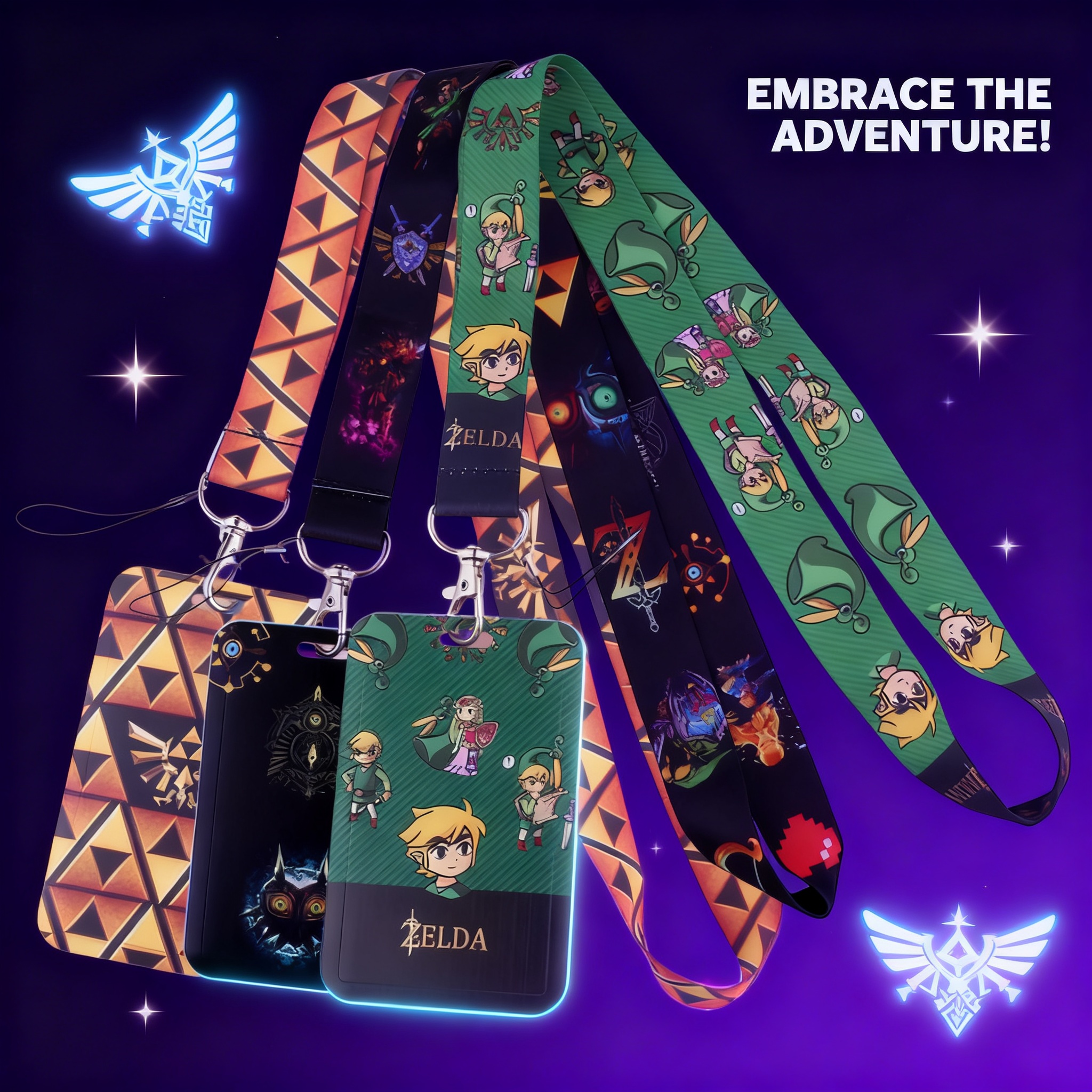 Cartoon Game Lanyards for Key  – Rugged Sport Strap recenzja i cena
