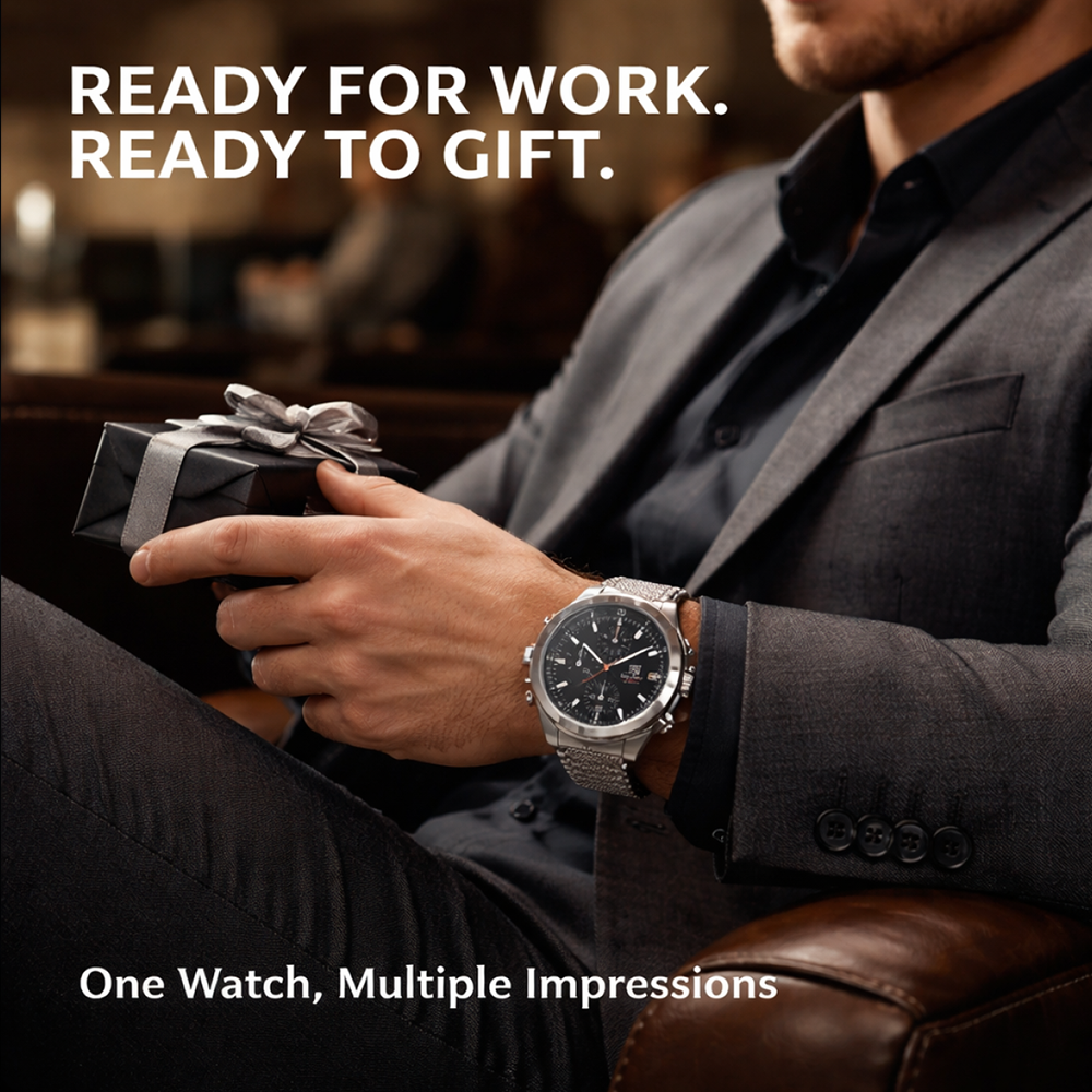 BENYAR Top Luxury Brand Men's  – Accessories With Watch recenzja i cena