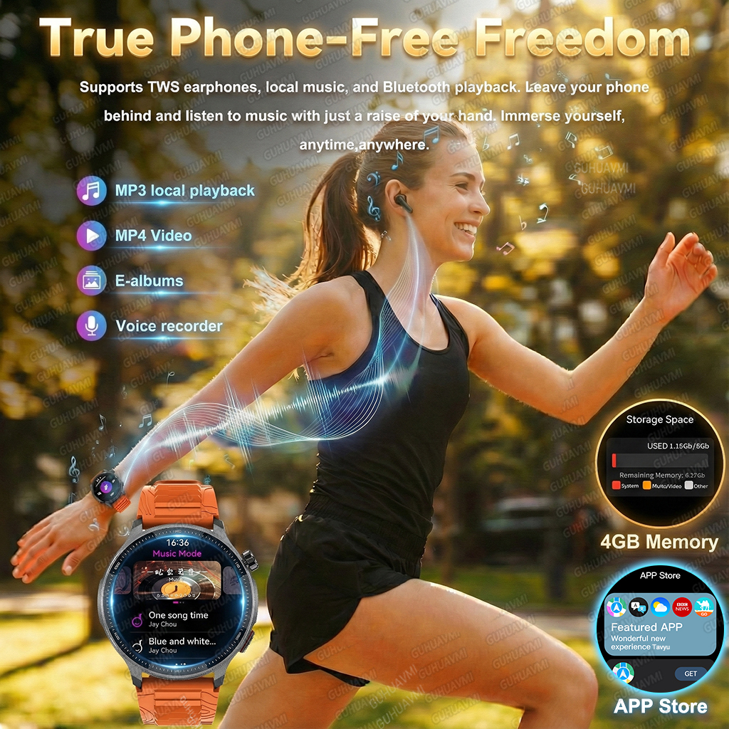 New 4GB Storage Smart Watch GP – Smartwatch Custom recenzja i cena