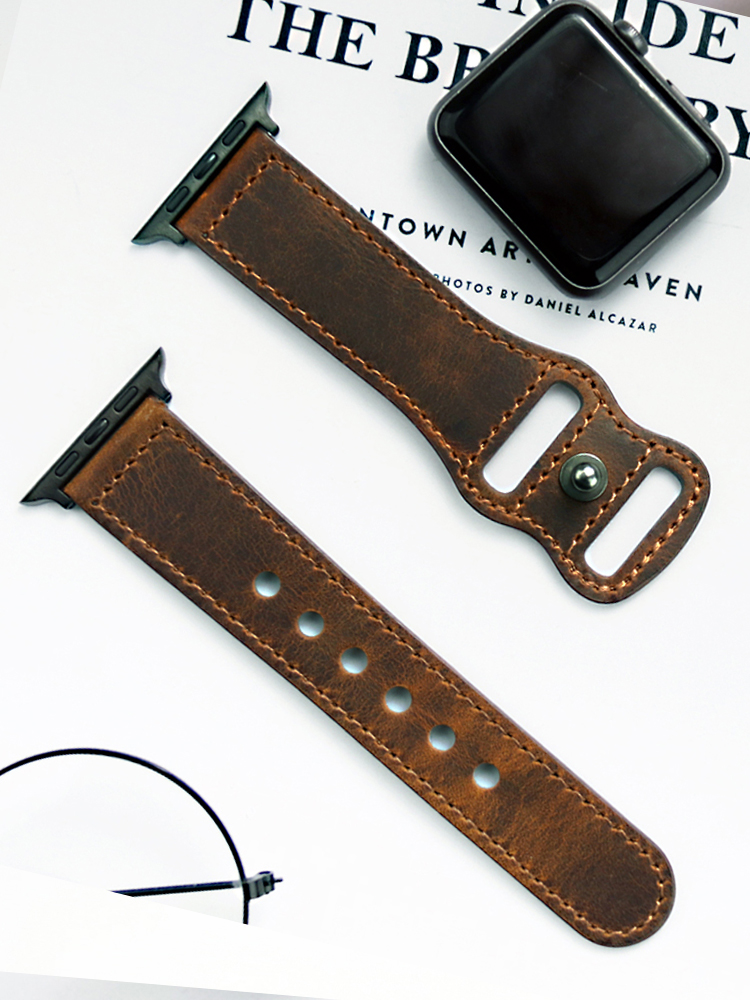Genuine Leather Correa Strap f – Smartwatch Accessories Shop recenzja i cena