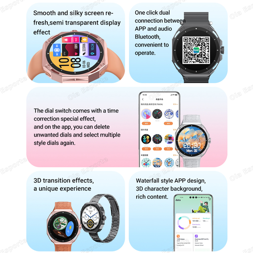 Smart Watch BT Call GPS Sport  – Smartwatch Custom recenzja i cena