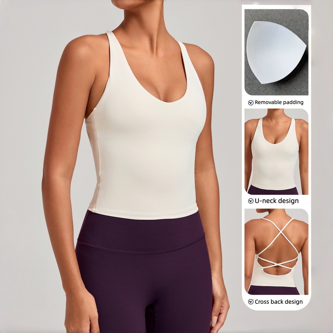 New Women's Yoga Vest Crossed  – Rugged Sport Strap recenzja i cena